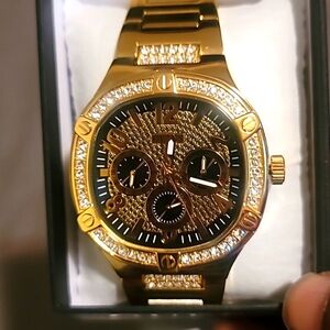 Guess goldlink diamond watch ⌚️